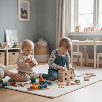 Pedagogiska leksaker för barn i olika åldrar
