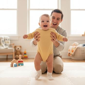 Barns första steg: leksaker och hjälpmedel
