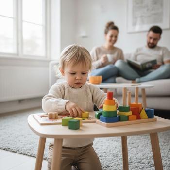 Pedagogiska leksaker som stärker koncentrationen