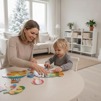 Pussel för barn: rätt nivå ger mer leklust