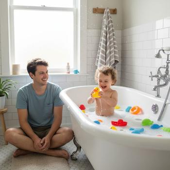 Badleksaker: roliga och säkra tips till badstunden