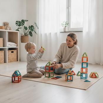 Magnetiska leksaker och bygglek för kreativ problemlösning