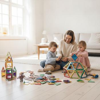 Magnetiska leksaker jämförda efter lek och lärande