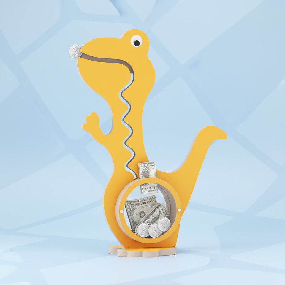 DinoSave – Söt & praktisk – Dinosaurie-sparbössa