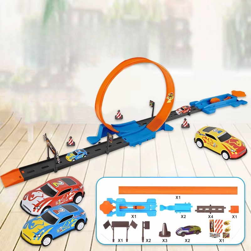 Double Race Track™ - Kreativt & roligt - Looping racerbana