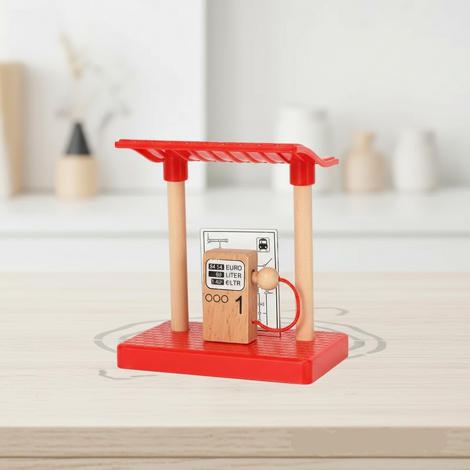 Woods – Snyggt och pedagogiskt – lekset med träbussar