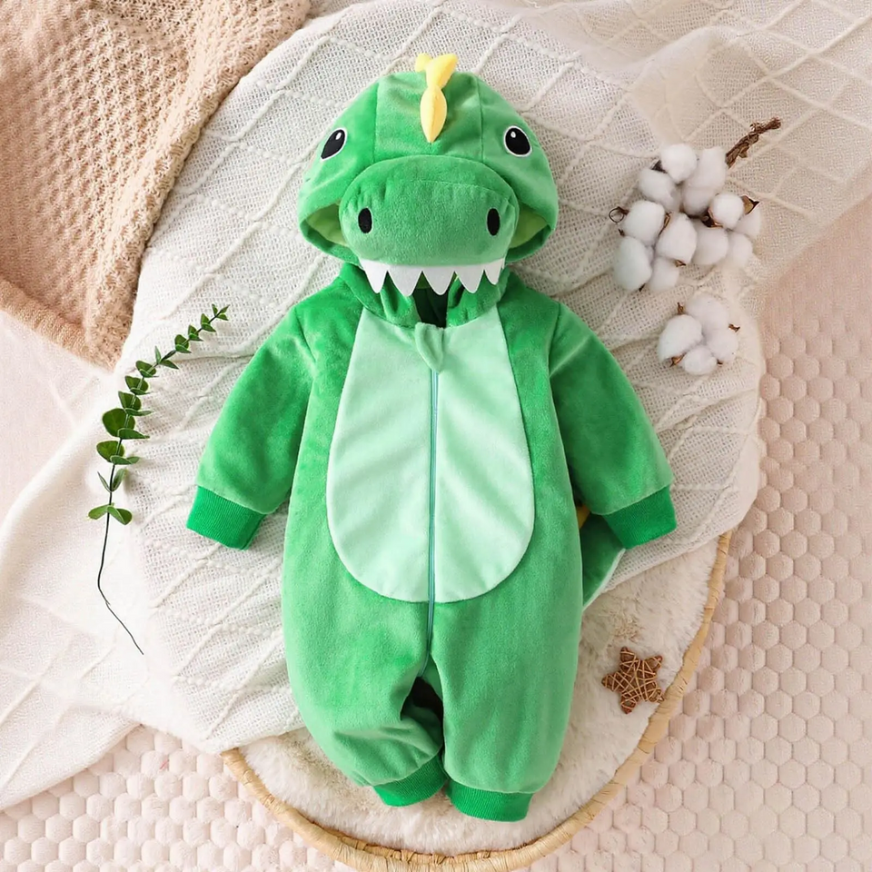 RoarBuddy – Söt & lekfull – Huvtröja med dinosauriemotiv för bebisar