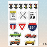 KidoTape – Färgglad och praktisk – Trafikväg-klistertejpsset