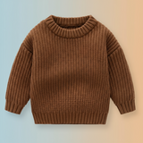 PureSoft – Classic & Cozy - Enfärgad stickad tröja