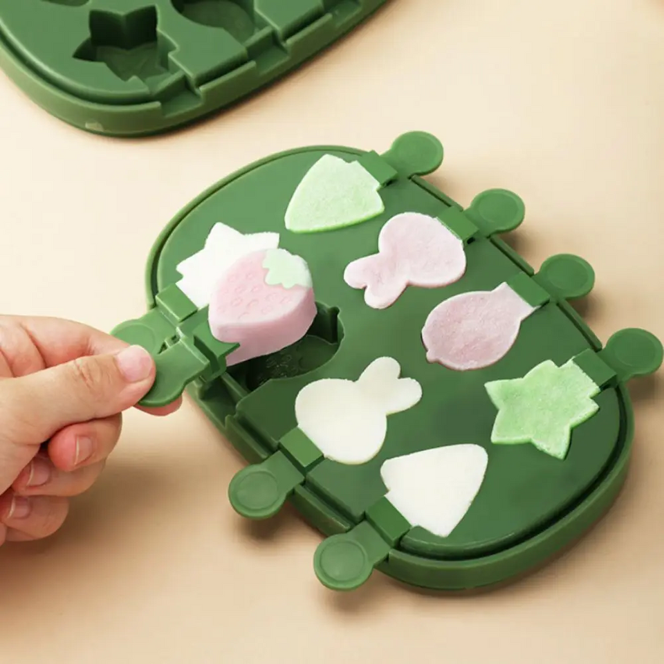 LollyFun – Kreativt & praktiskt – Glassform i silikon med förvaringslåda