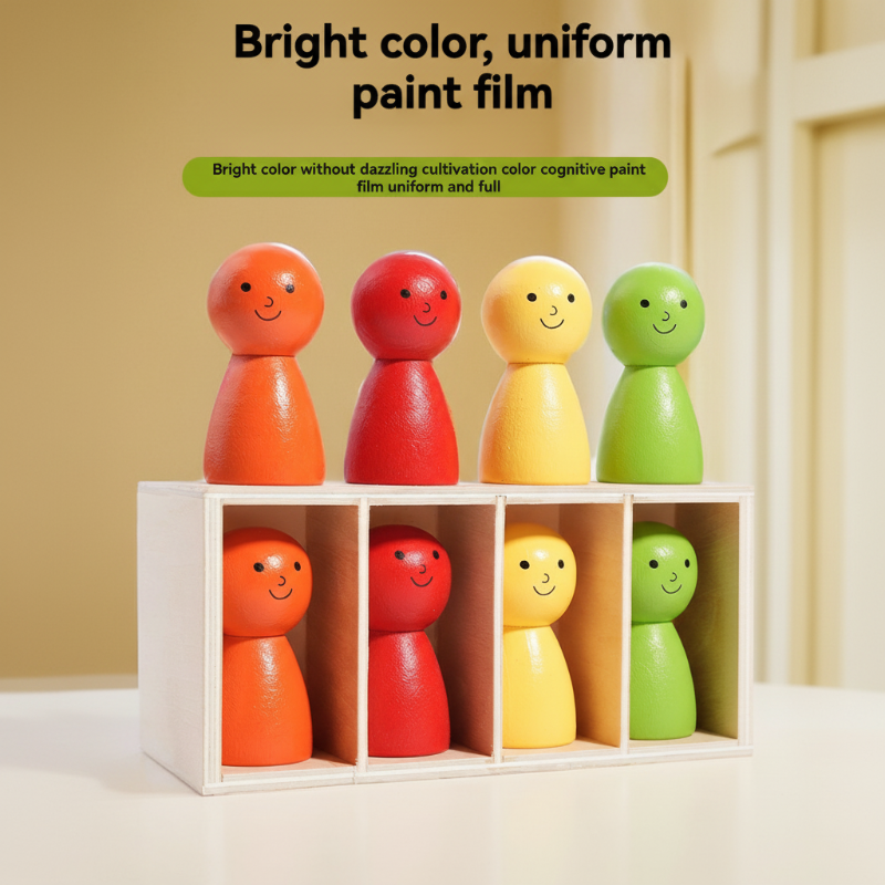 WoodenMatch – Smart & lekfullt – Montessori färgspel