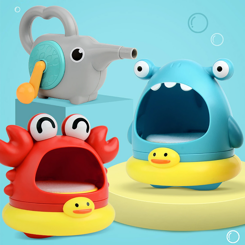 BubblePlay – Lärorikt & roligt – Krab Bubbel-badleksak