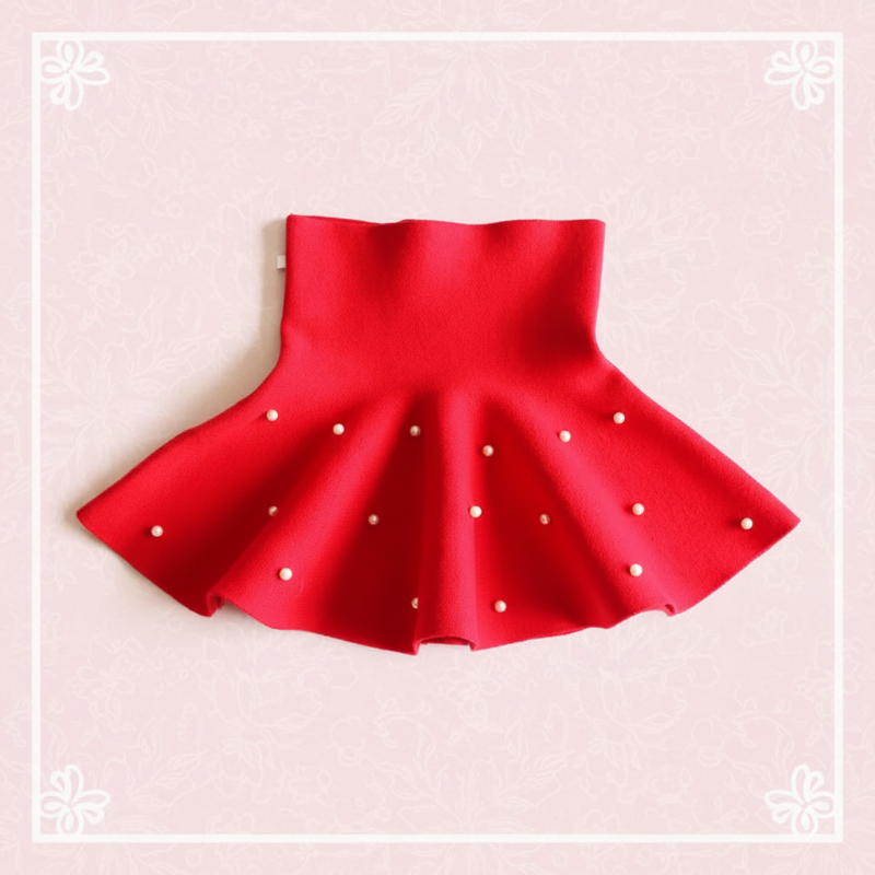 Girls Knitted Skirt – Komfort & stil – Barnkjol