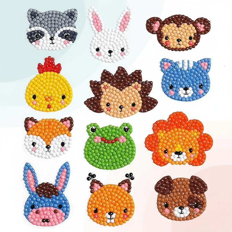 GemArt – Skuggiga & glänsande – Diamantmålningsklistermärken