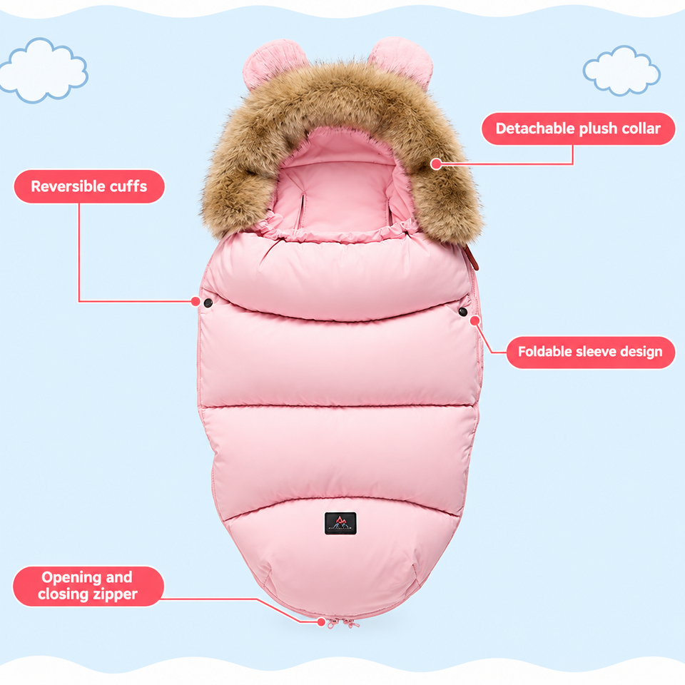 CozyRide – Varmt och mysigt – sovsäck för barnvagn