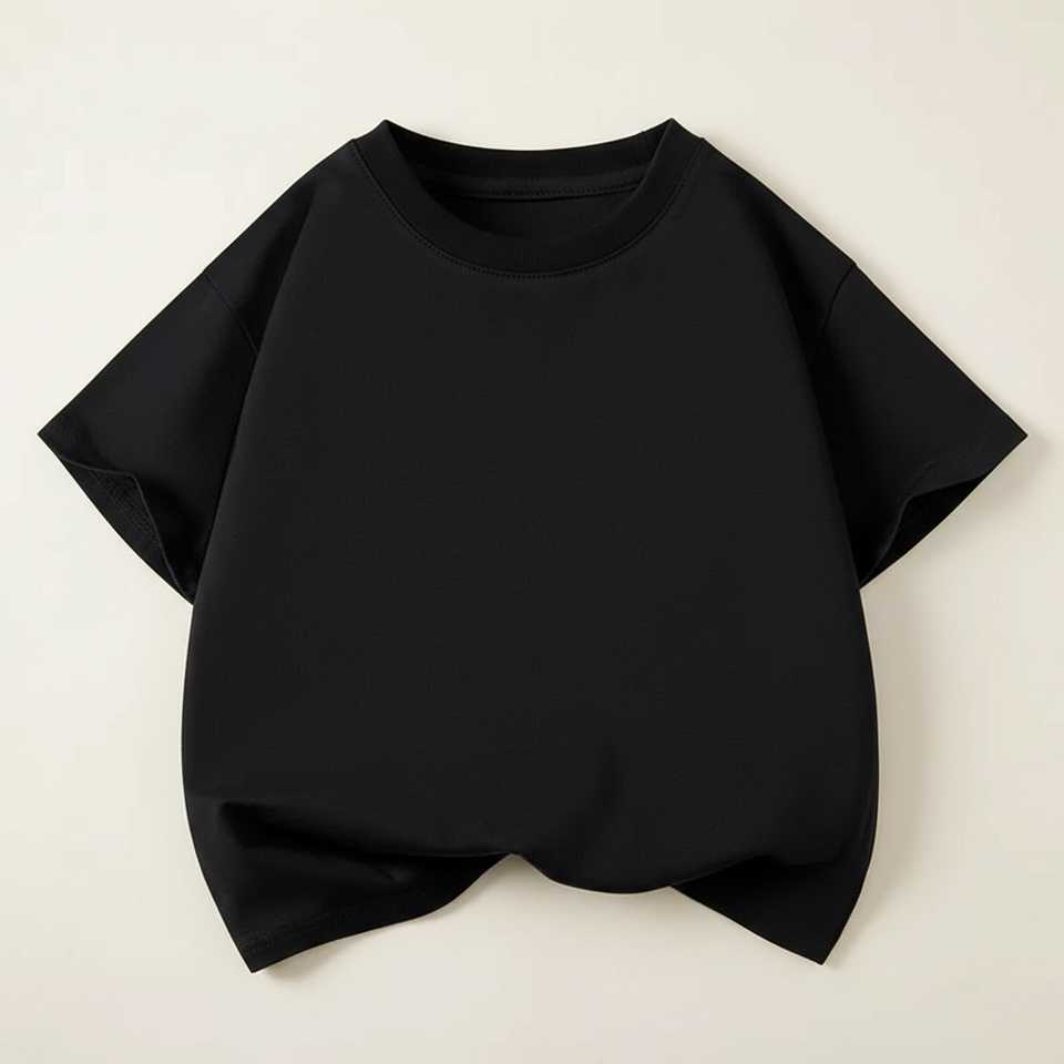 SimpleWear – Casual & Mjuk – Relax Fit T-shirt med rund hals