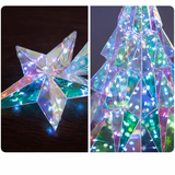 CrystalGlow – Festligt och stämningsfullt – Dekorativ LED-julgran