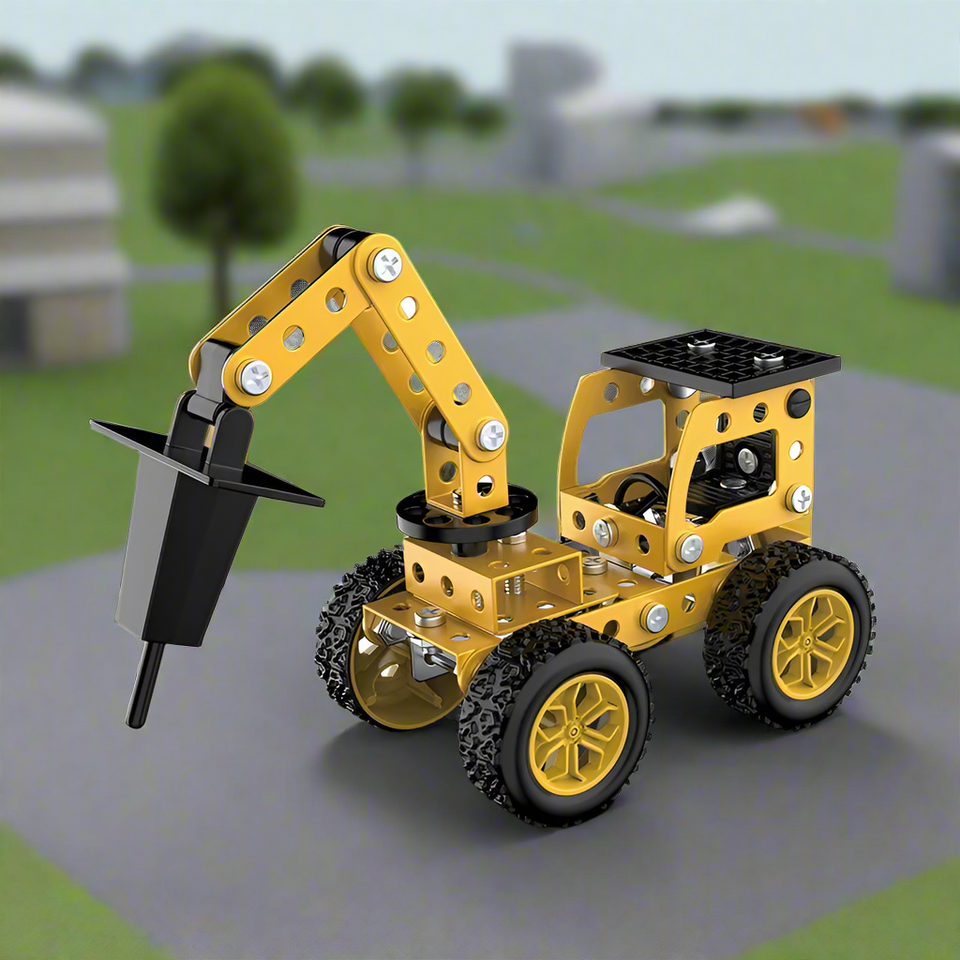 MetalBuild – Tufft & pedagogiskt – Konstruktionsfordonsset