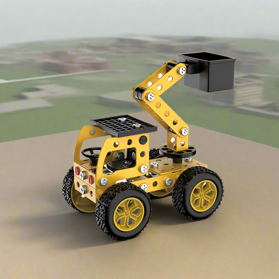 MetalBuild – Tufft & pedagogiskt – Konstruktionsfordonsset