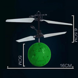 HoverFun – LED-belysning & pedagogiskt – Flygande fyrrotor-drönare