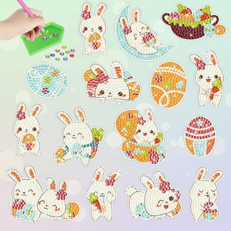 GemArt – Skuggiga & glänsande – Diamantmålningsklistermärken