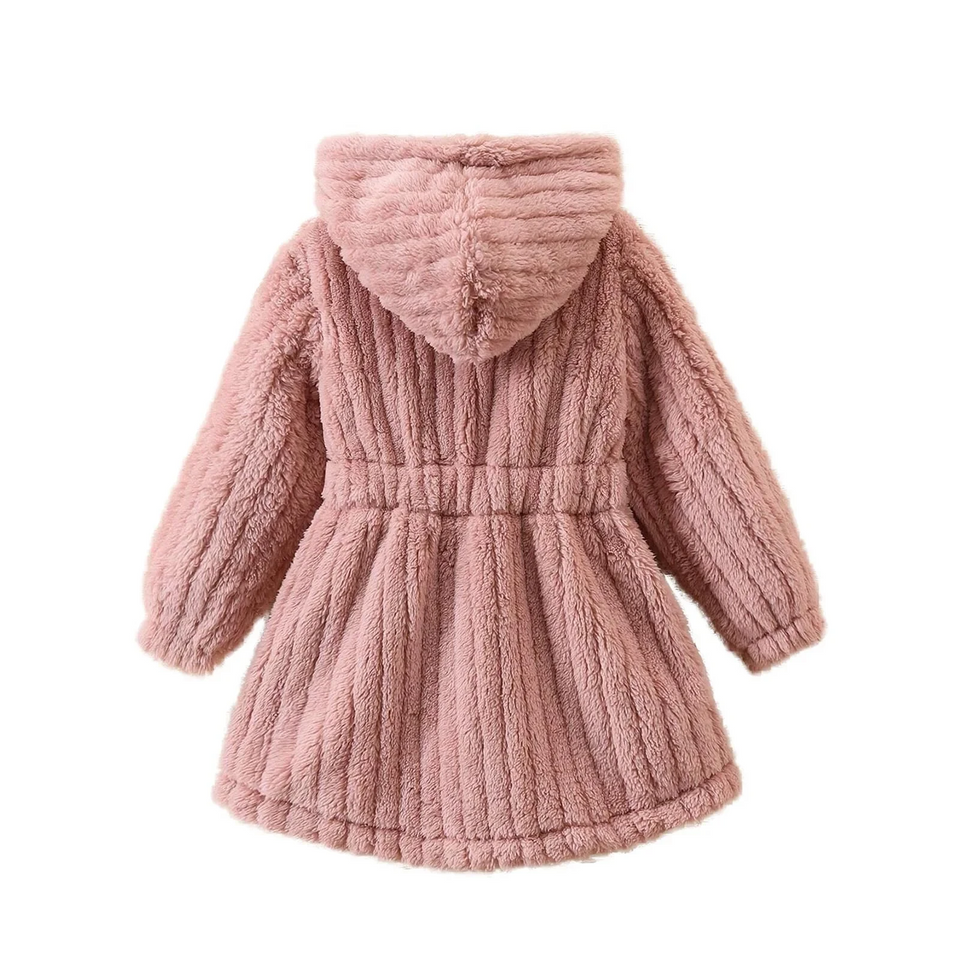 Mini Fashion™ - Mjukt fleecefoder för flickor - Vinterjacka
