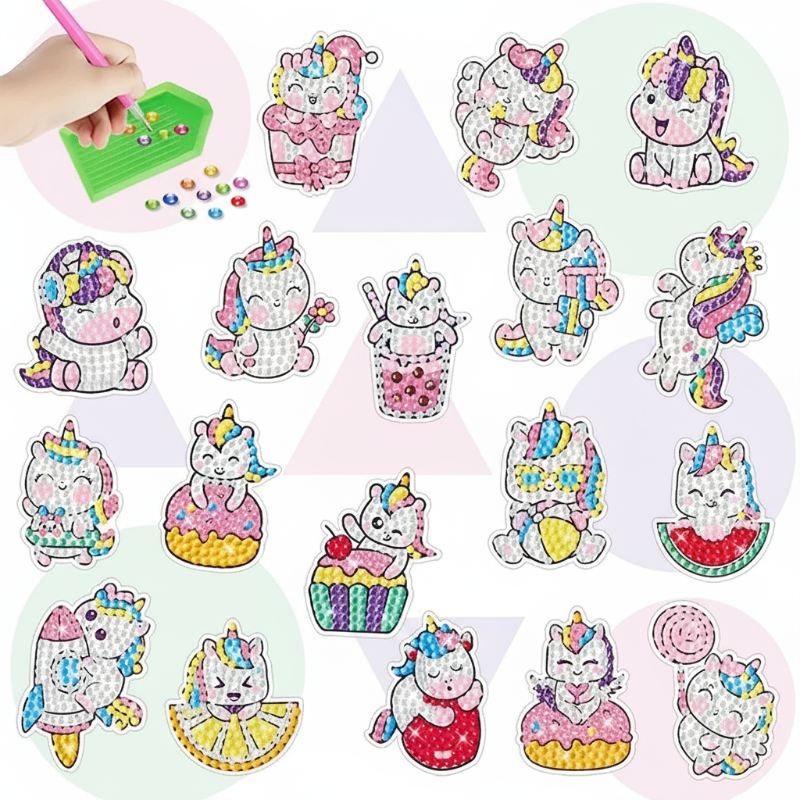 GemArt – Skuggiga & glänsande – Diamantmålningsklistermärken