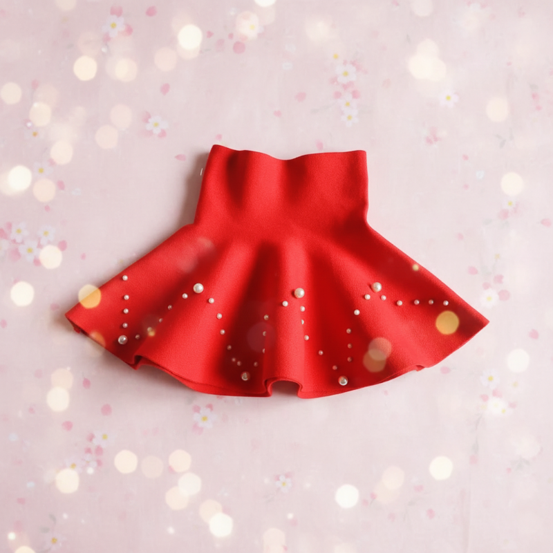 Girls Knitted Skirt – Komfort & stil – Barnkjol