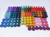 Rainbow Blocks™ – Kreativt kul att färglägga – Färgläggningsspel i trä