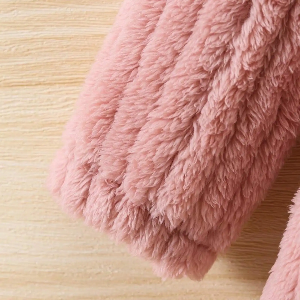 Mini Fashion™ - Mjukt fleecefoder för flickor - Vinterjacka