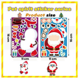 Christmas Sticker Set™ - Lekfulla vinterunderverk - Julklistermärken