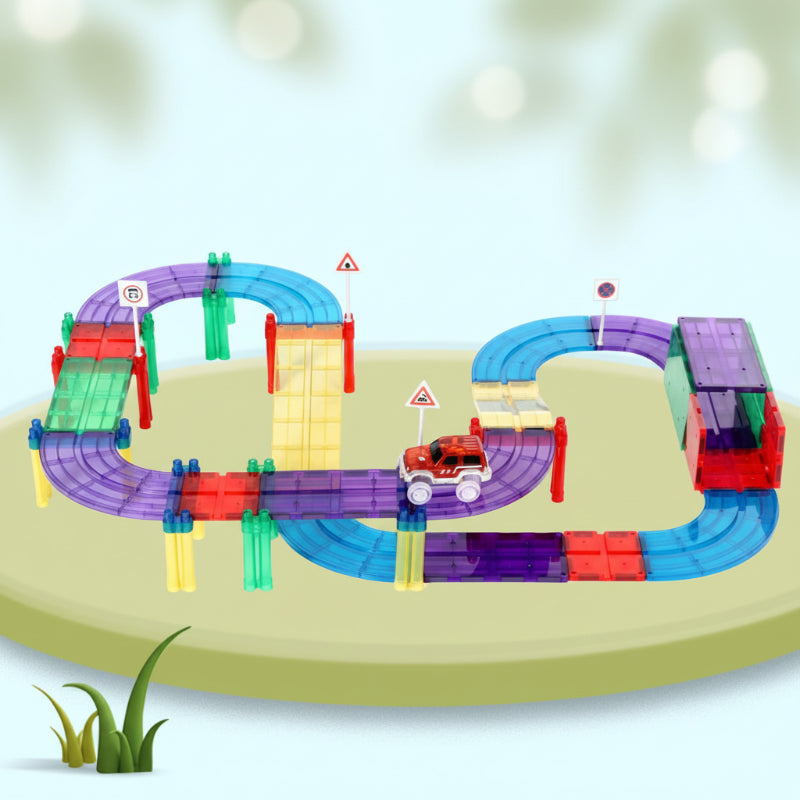 SmartTrack – Bygg & Lek – Magnetiska kreativa vägar