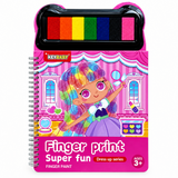 FingerArt – Kreativt & färgglatt – Fingerfärgsbok för barn