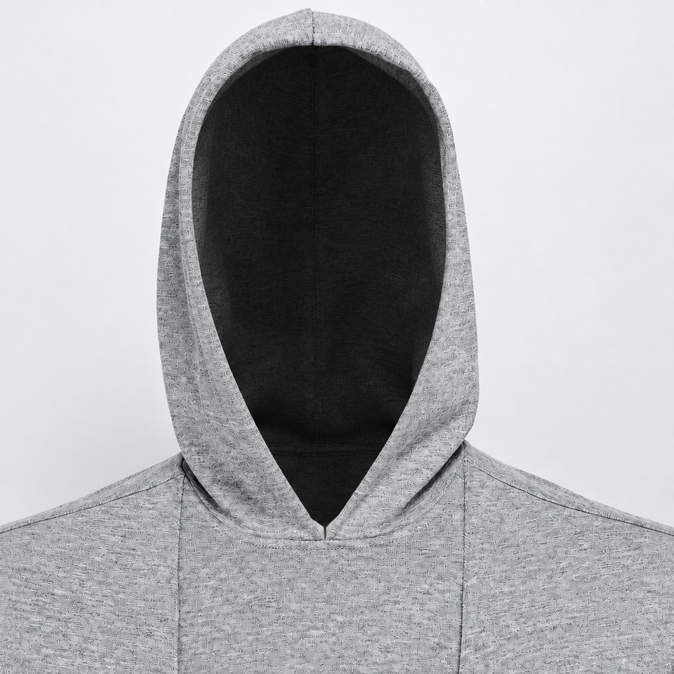 CuddleDad – Bekväm och praktisk – Hoodie för män med förvaringsficka
