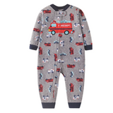 WarmBuddy – Söt & mjuk – Babyoverall i fleece med seriefigurmotiv