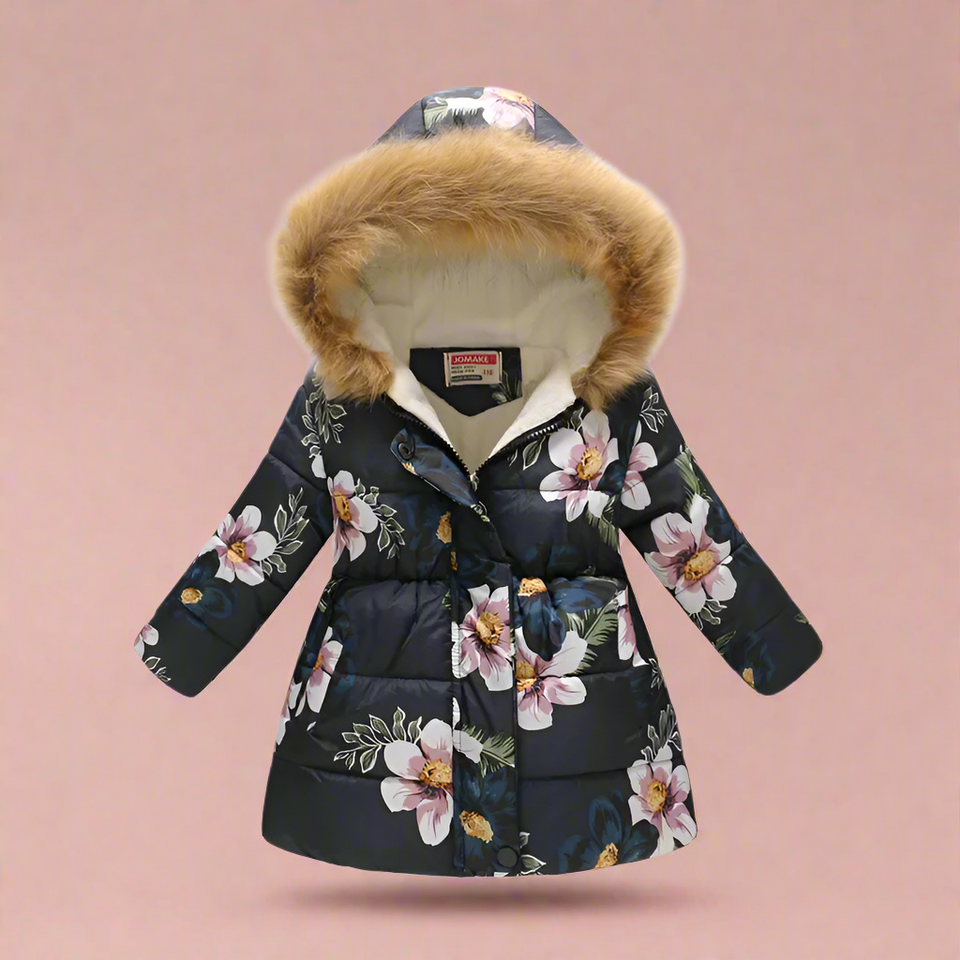 CozyTrend – Elegant & mysig – Vadderad vinterjacka för flickor