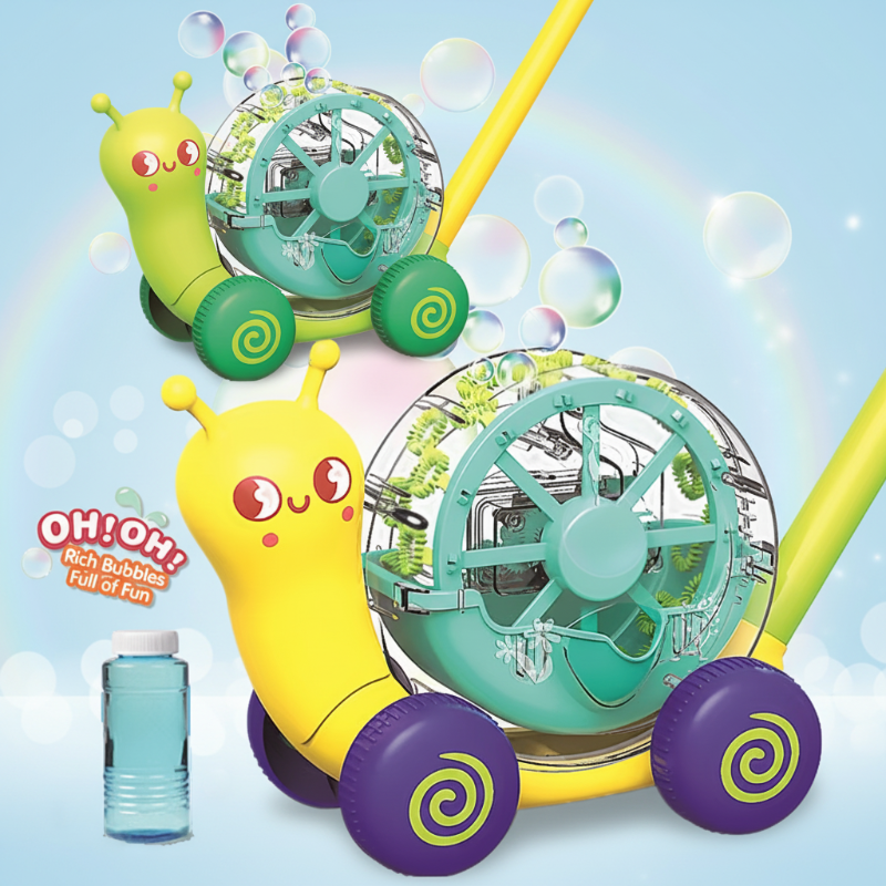 BubbleBuddy – Lekfullt & interaktivt – Snigel-bubbelblåsare