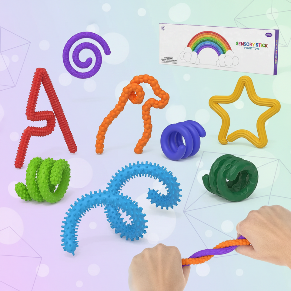 SensoryFlex – Lugnande & interaktivt – Sensoriska Fidget Sticks