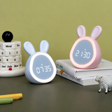 BunnyGlow – Söt & praktisk – digital väckarklocka för barn med nattlampa