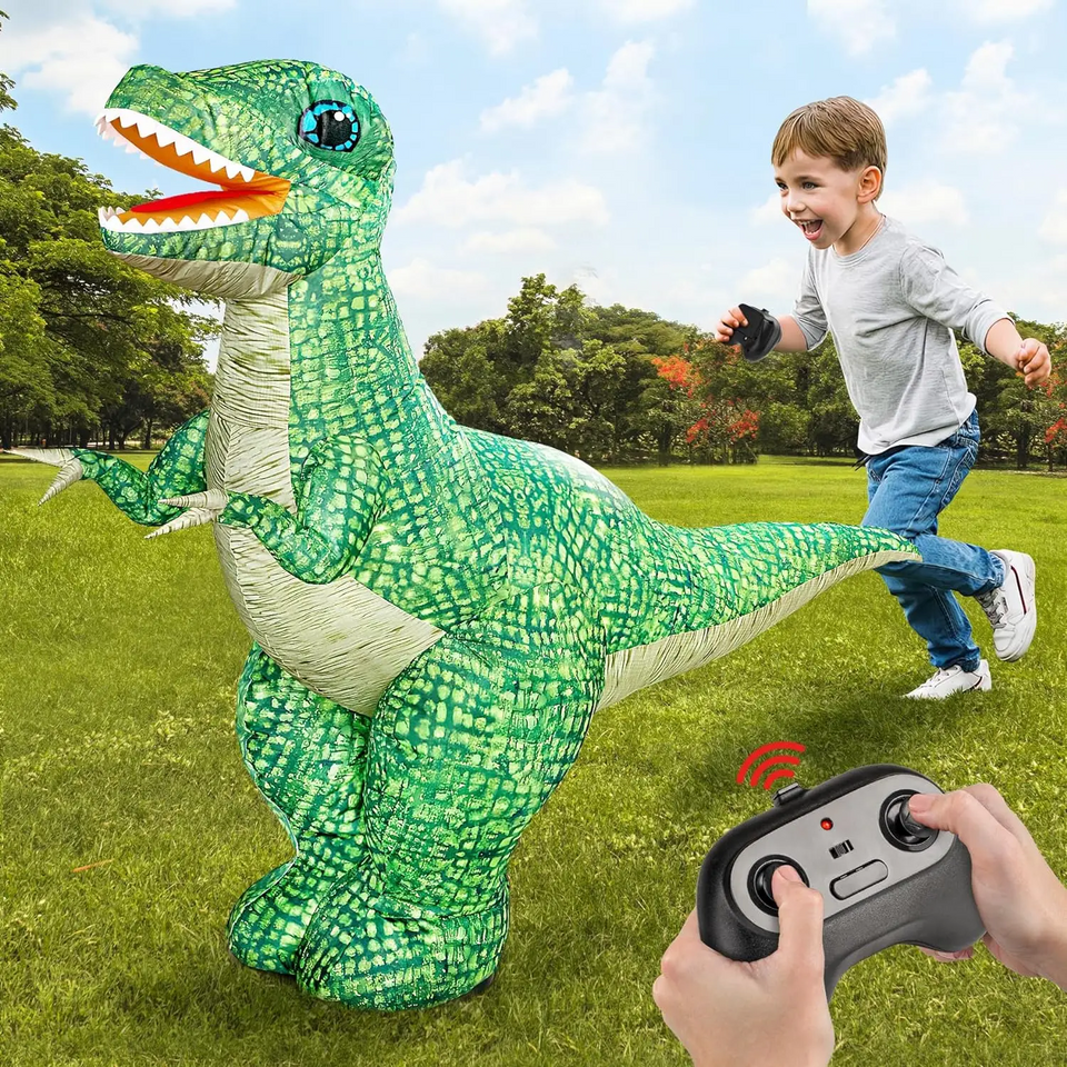 MegaDino – Äventyrligt & interaktivt – Uppblåsbar RC-dinosaurie