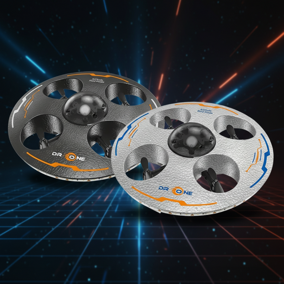 AeroQuest – LED & RC – Svävande UFO-drönare