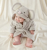 CozyNest – Mjuk och absorberande – Badrock med djurmotiv