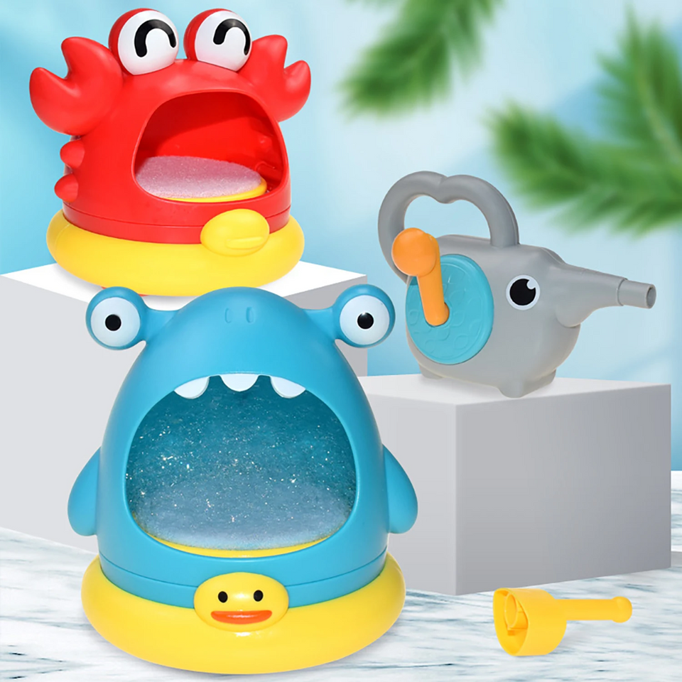 BubblePlay – Lärorikt & roligt – Krab Bubbel-badleksak