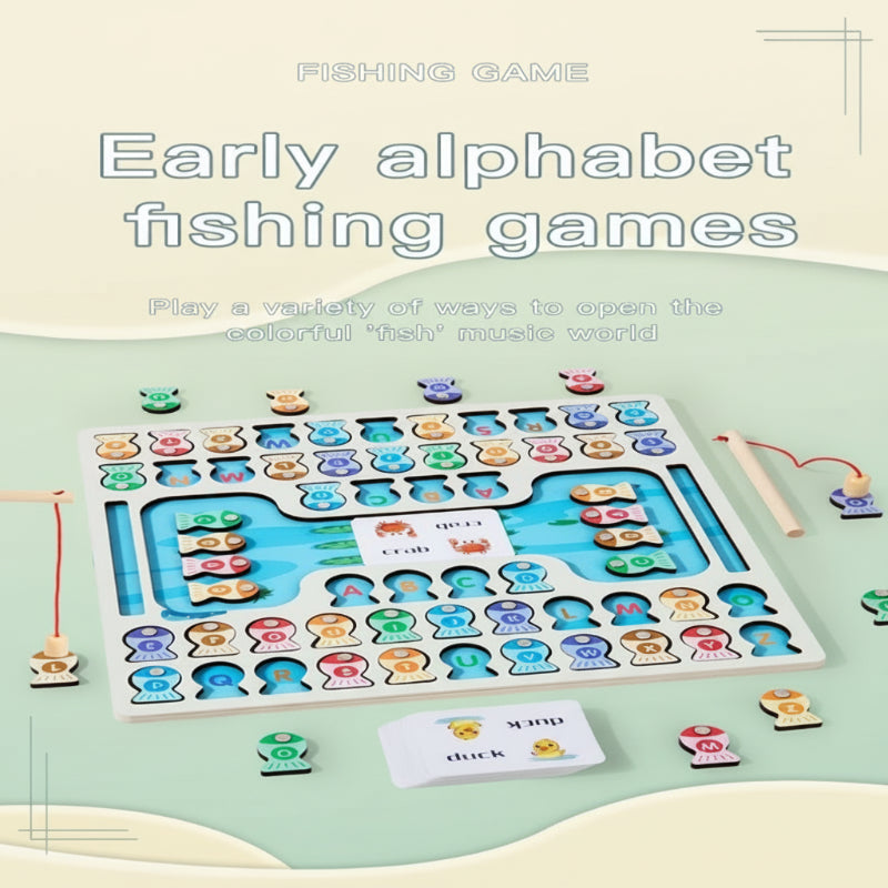EduFish – Magnetiskt & pedagogiskt – ABC-inlärningsspel