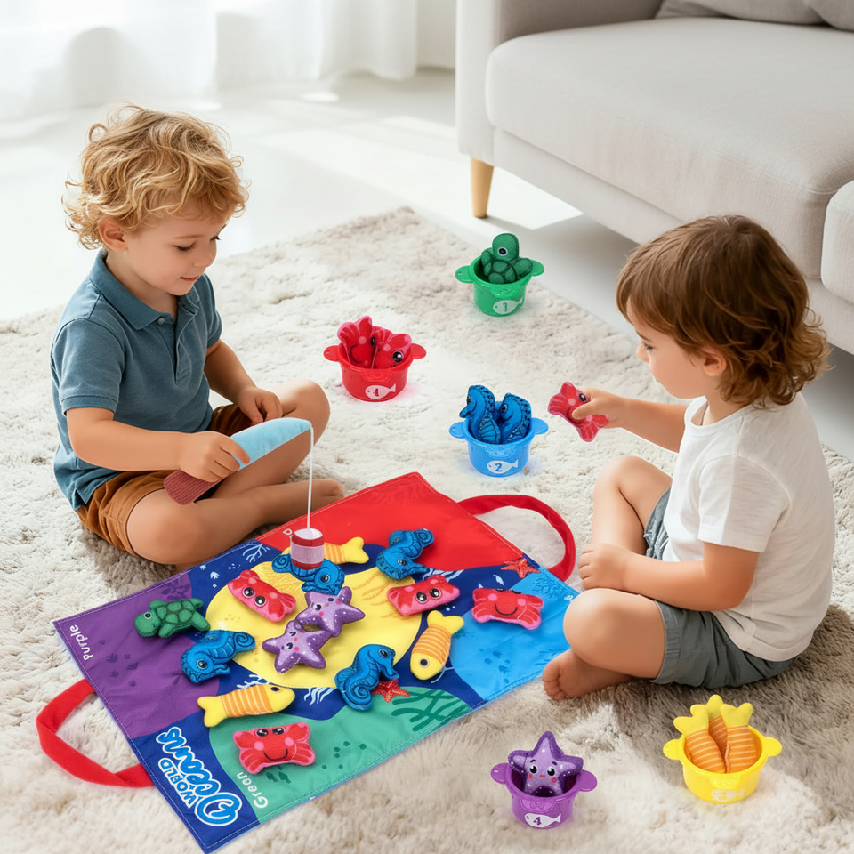 LittleFisher – Lärorikt & interaktivt – Montessori-fiskespel
