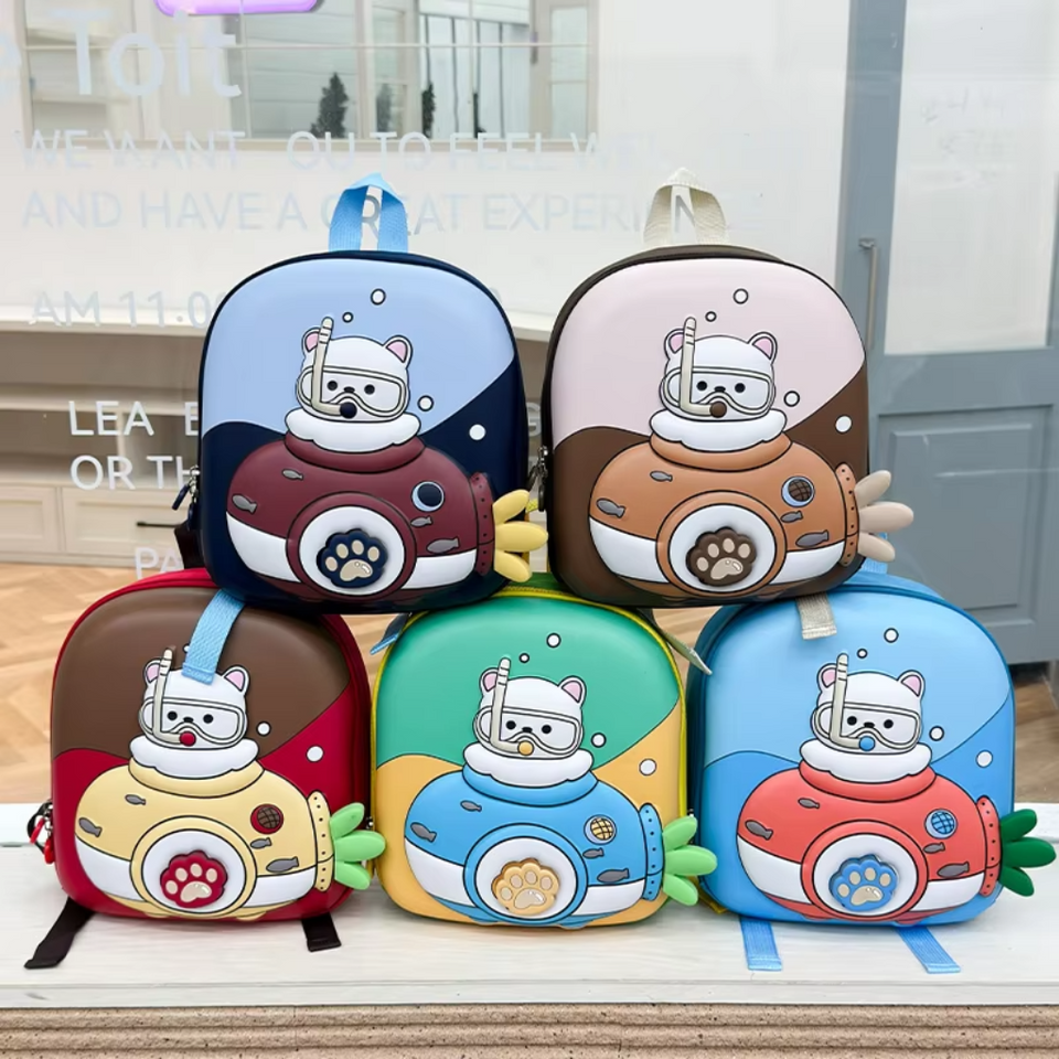 KiddoPack – Söt & praktisk – barnryggsäck med självlysande ben