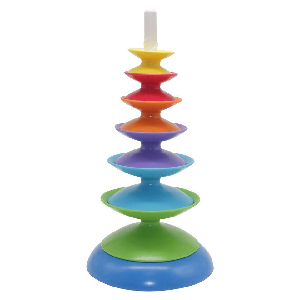 Rainbow Stacking Toy™ - Skoj med torn - Stapeltorn