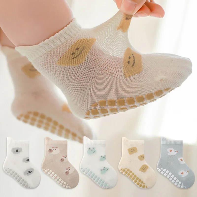 Soft Grip Socks – Mjuka & praktiska – halkskyddsstrumpor för bebisar