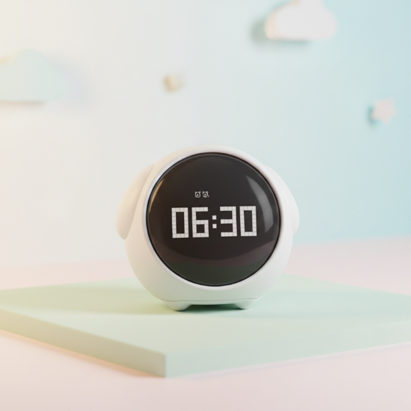 Cute Expression Alarm Clock – Söt & praktisk – väckarklocka för barn