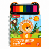 FingerArt – Kreativt & färgglatt – Fingerfärgsbok för barn